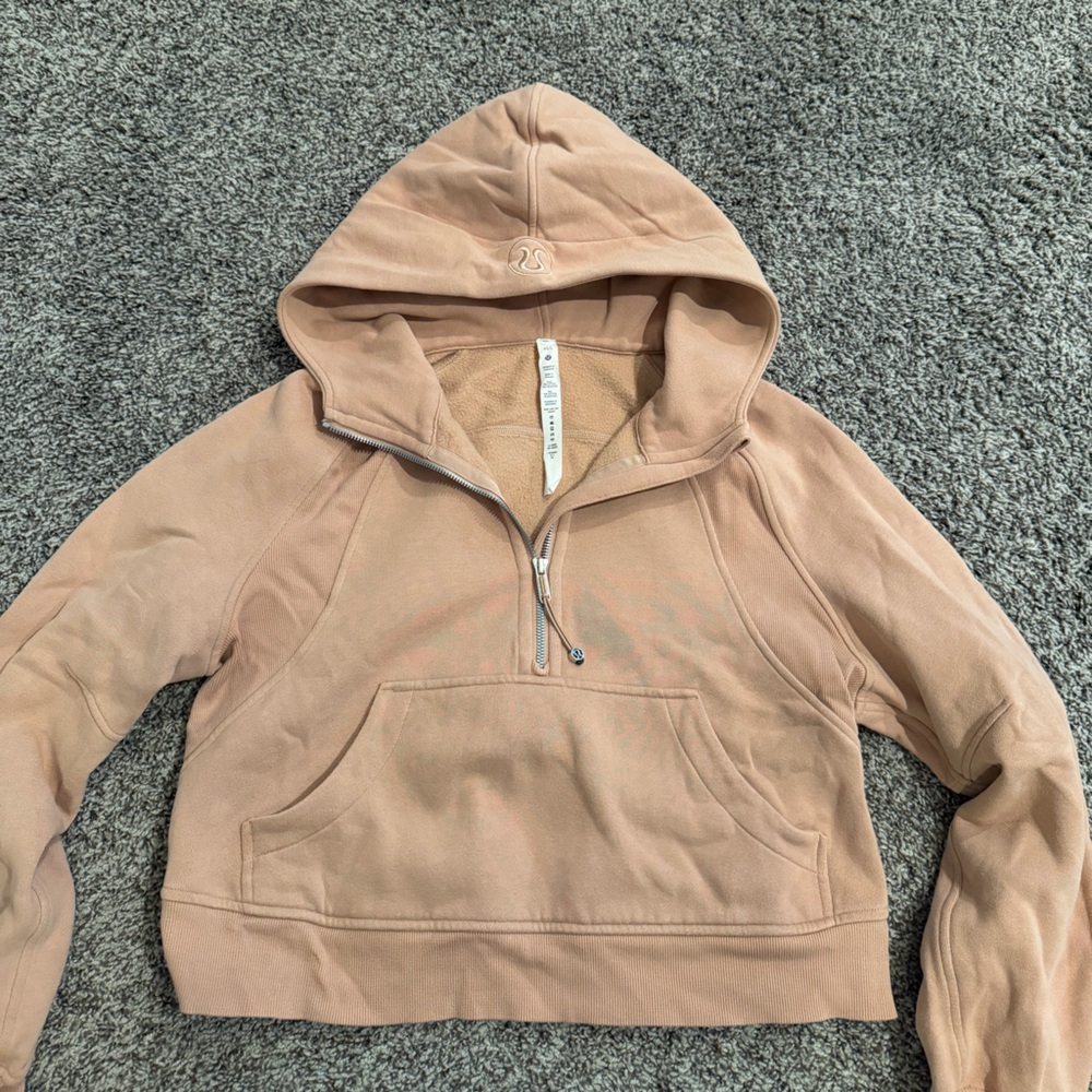 Scuba Oversized Half Zip Hoodie